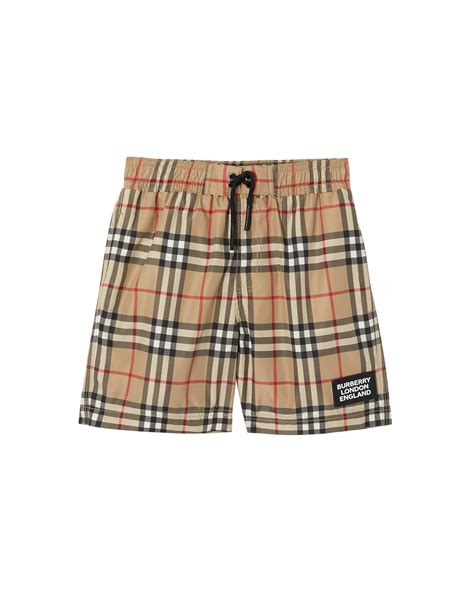 burberry boy swim trunks